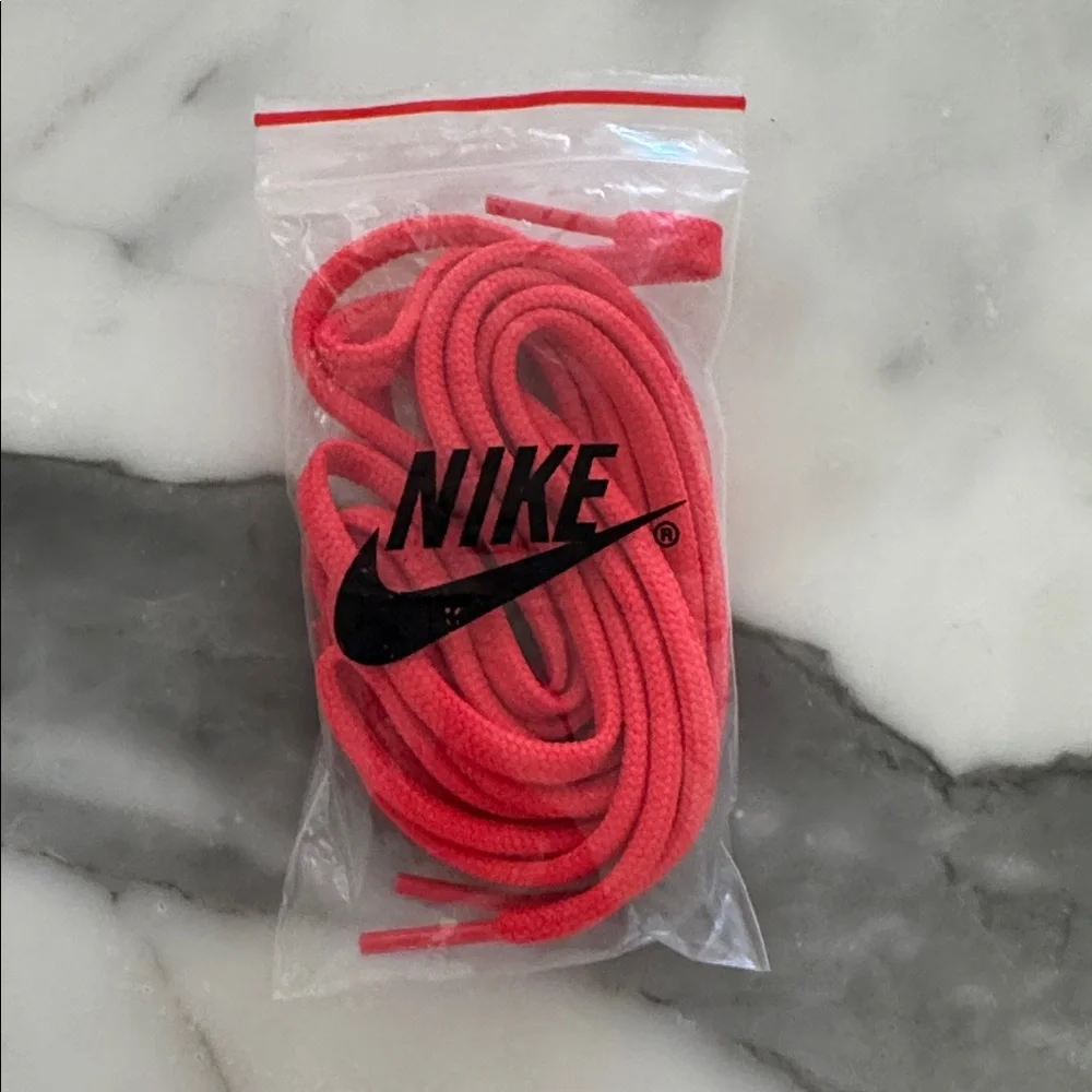 Nike Hot Pinkish Red Flat Shoelaces 48” Replacement Shoe Laces Sneakers Athletic